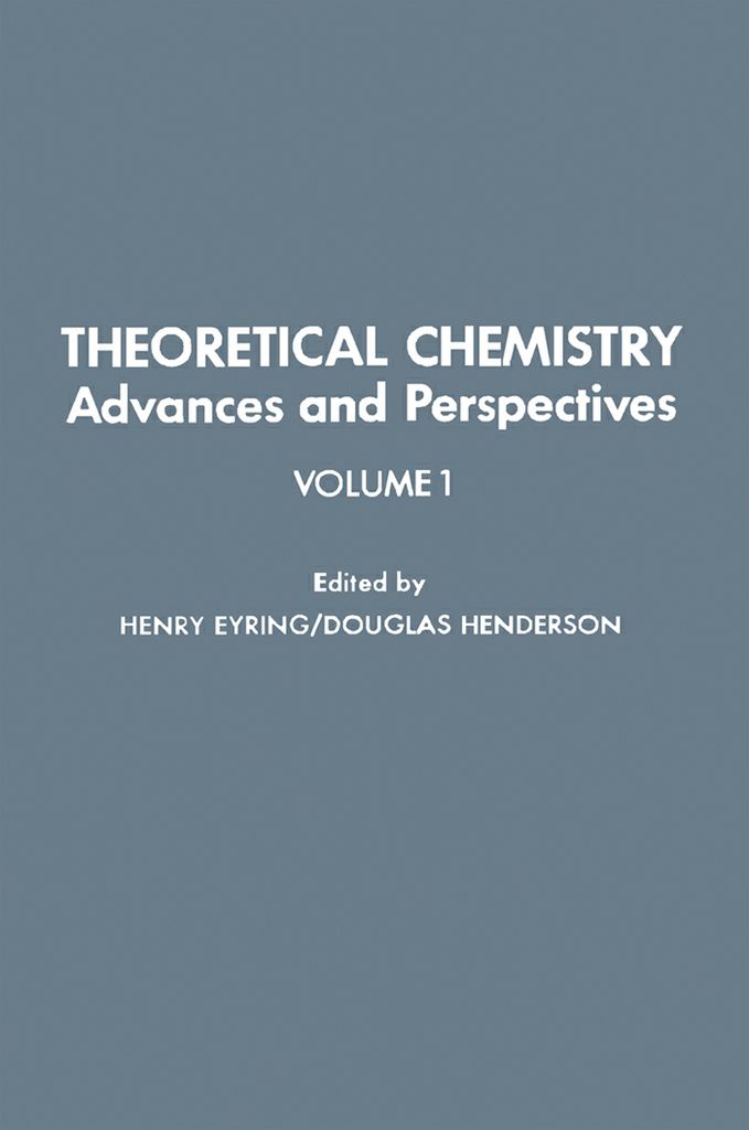 Cover image for Theoretical Chemistry Advances and Perspectives