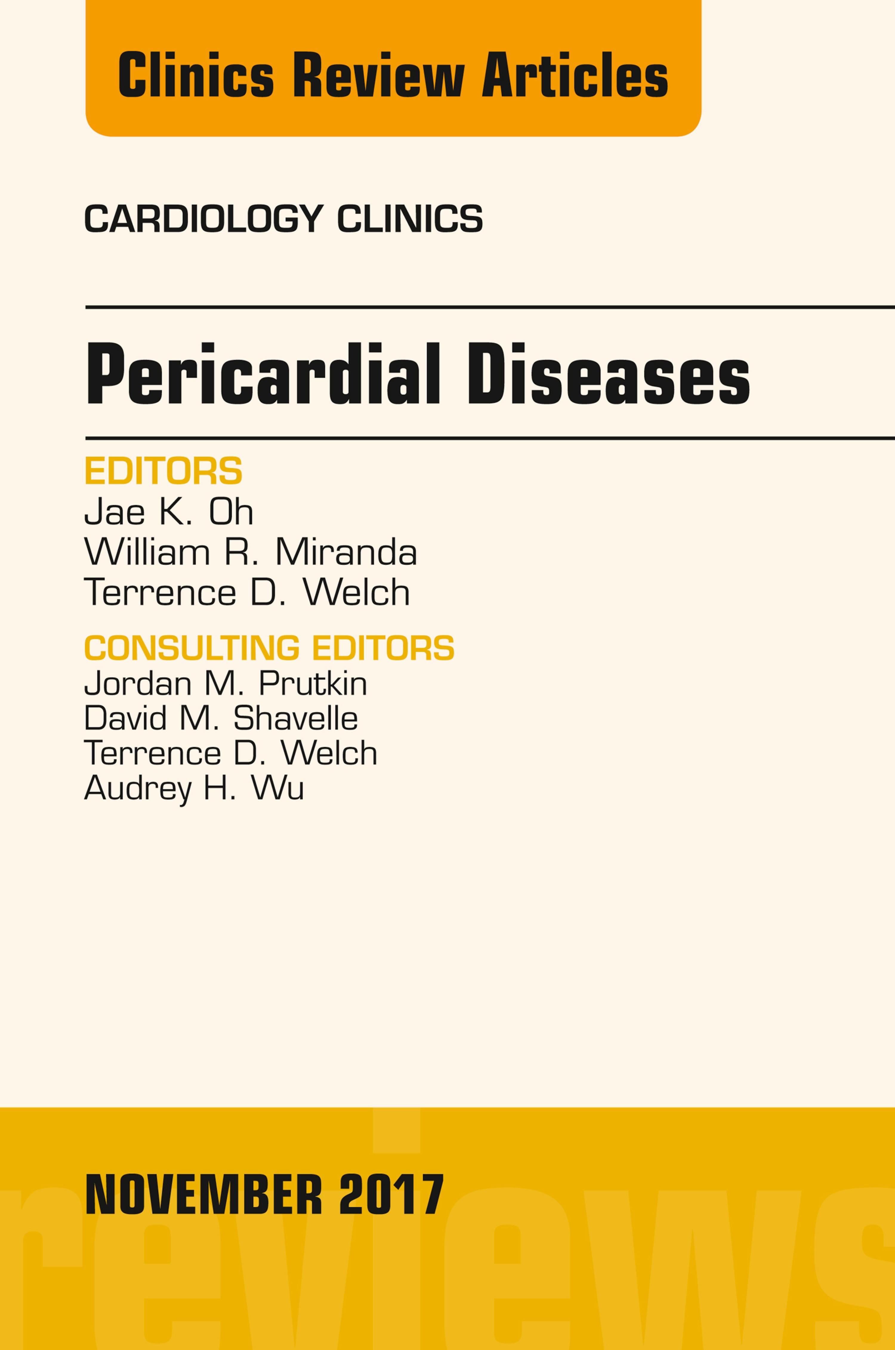 Cover image for Pericardial Diseases, An Issue of Cardiology Clinics