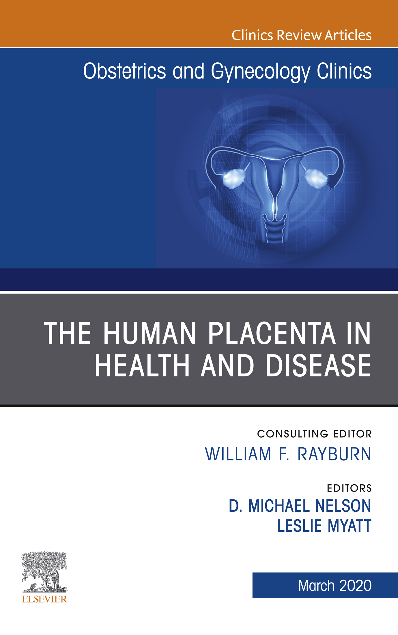 Cover image for The Human Placenta in Health and Disease , An Issue of Obstetrics and Gynecology Clinics