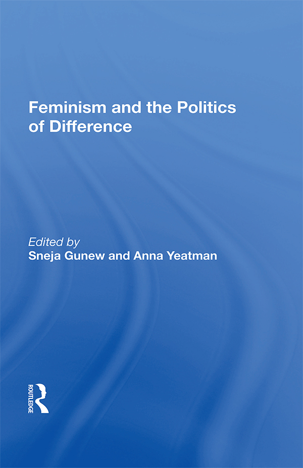 Cover image for Feminism And The Politics Of Difference