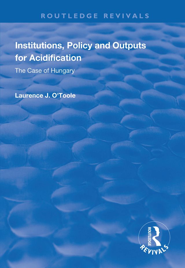 Cover image for Institutions, Policy and Outputs for Acidification