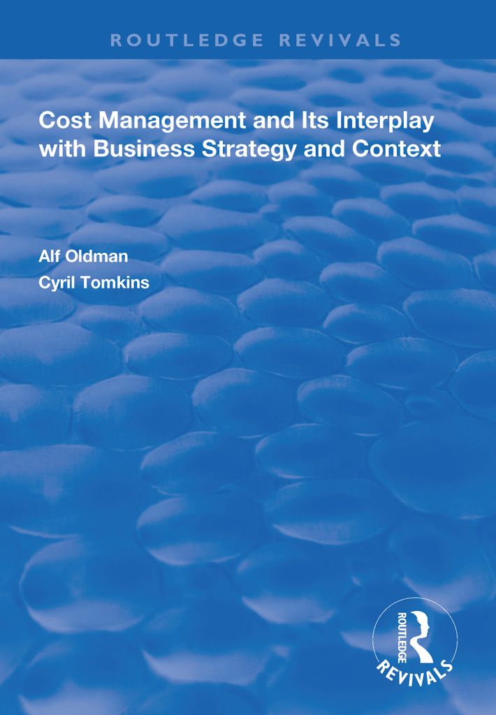 Cover image for Cost Management and Its Interplay with Business Strategy and Context