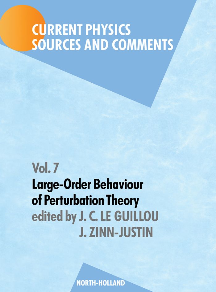 Cover image for Large-Order Behaviour of Perturbation Theory