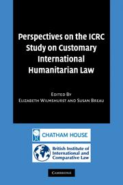 Cover image for Perspectives on the ICRC Study on Customary International Humanitarian Law