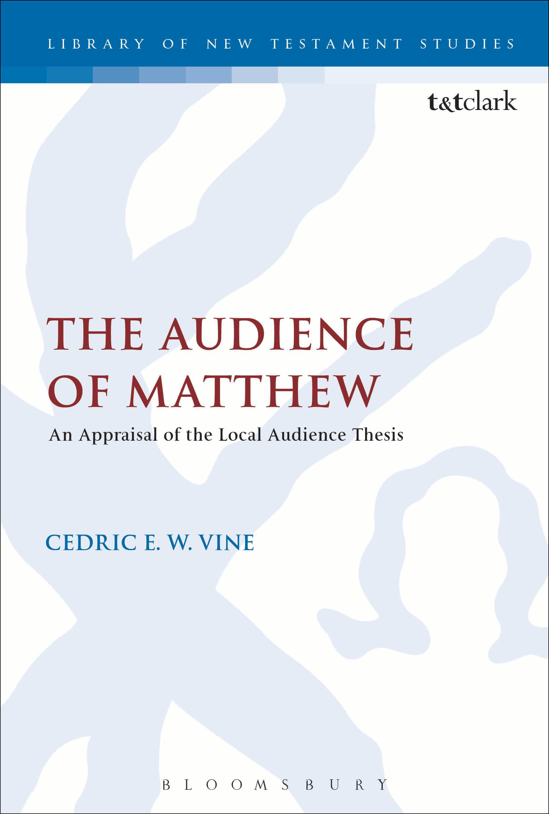 Cover image for The Audience of Matthew