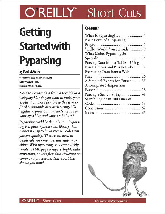 Getting Started with Pyparsing