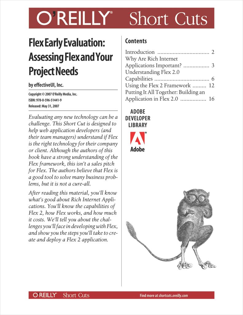 Flex Early Evaluation: Assessing Flex and Your Project Needs