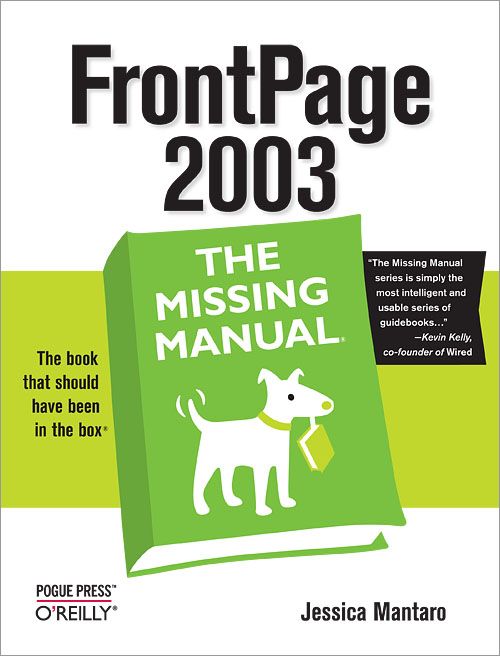 FrontPage 2003: The Missing Manual