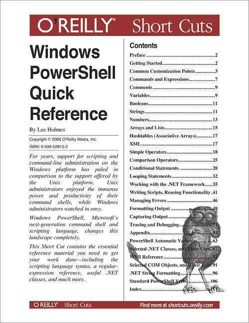 Windows PowerShell Quick Reference