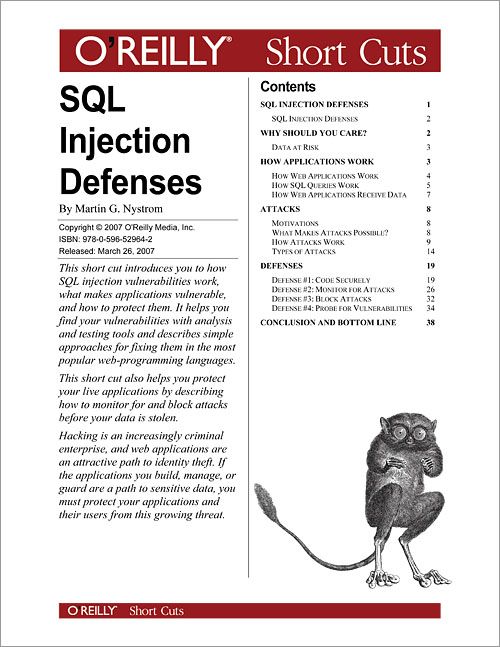 SQL Injection Defenses