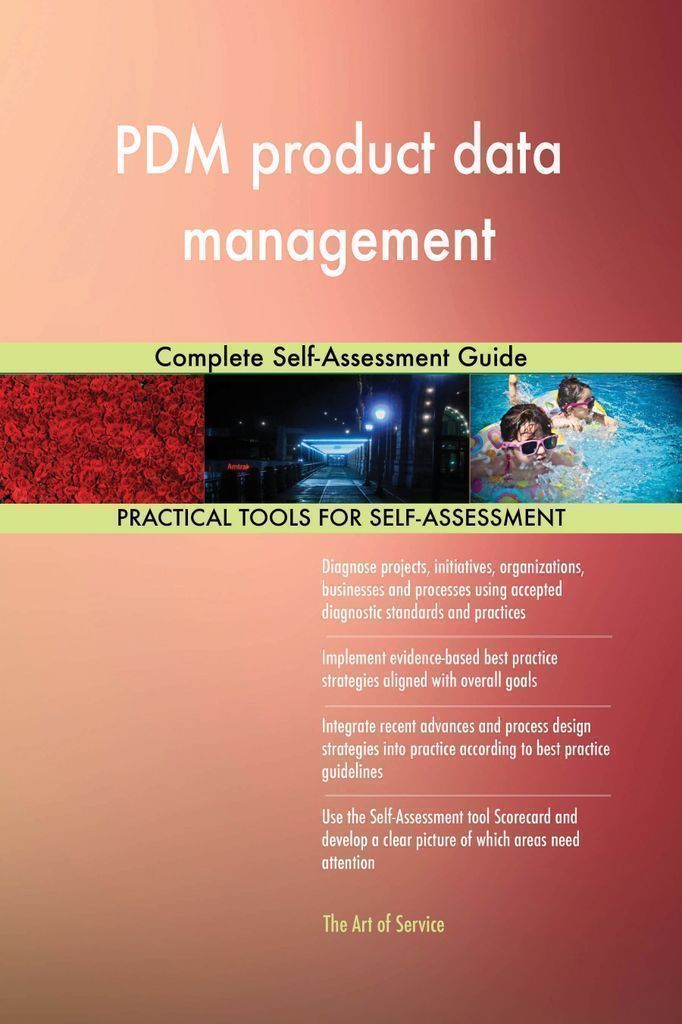 Cover image for PDM product data management Complete Self-Assessment Guide