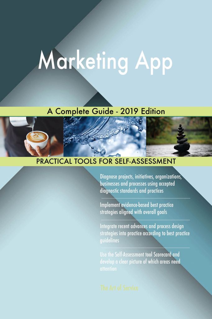 Cover image for Marketing App A Complete Guide - 2019 Edition