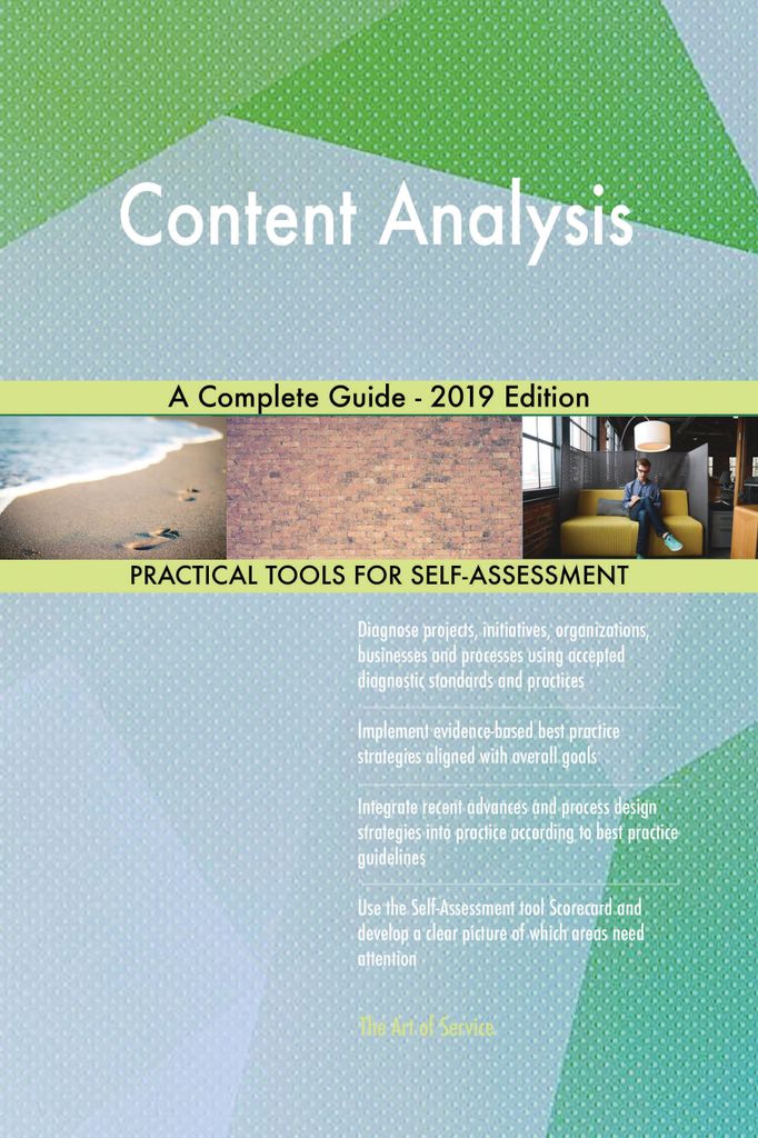 Cover image for Content Analysis A Complete Guide - 2019 Edition