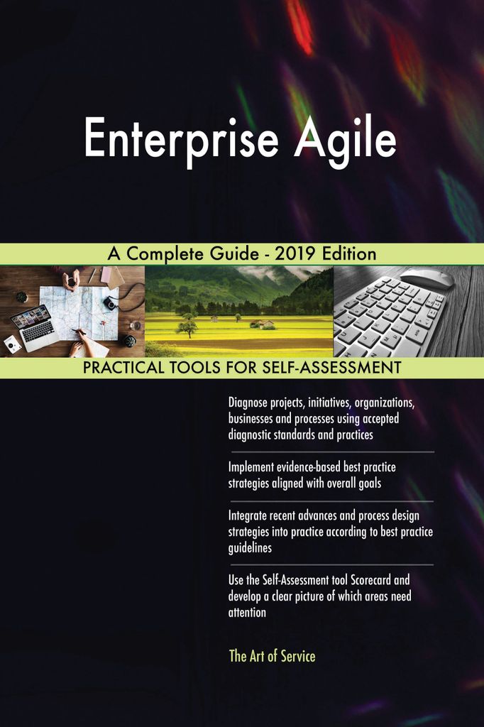 Cover image for Enterprise Agile A Complete Guide - 2019 Edition