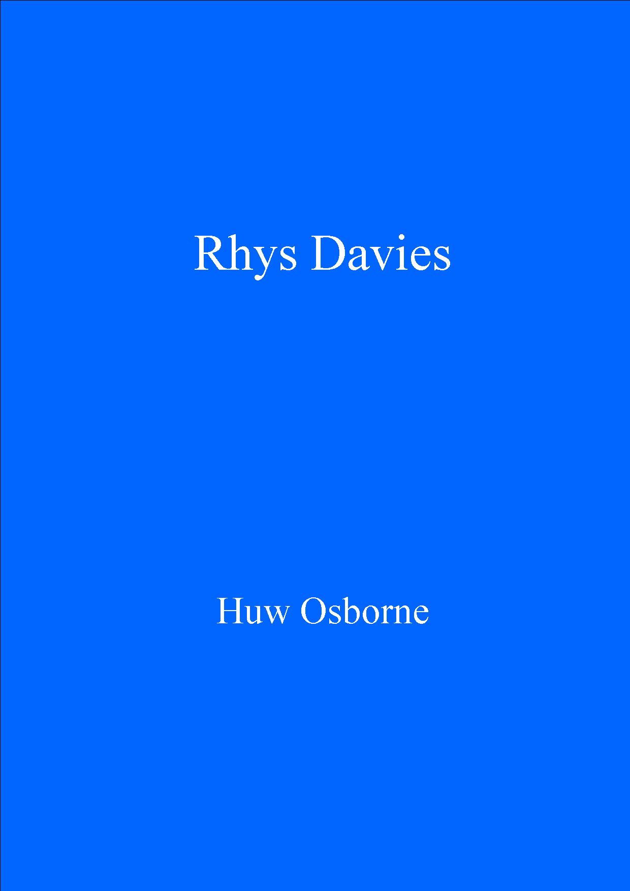 Cover image for Rhys Davies