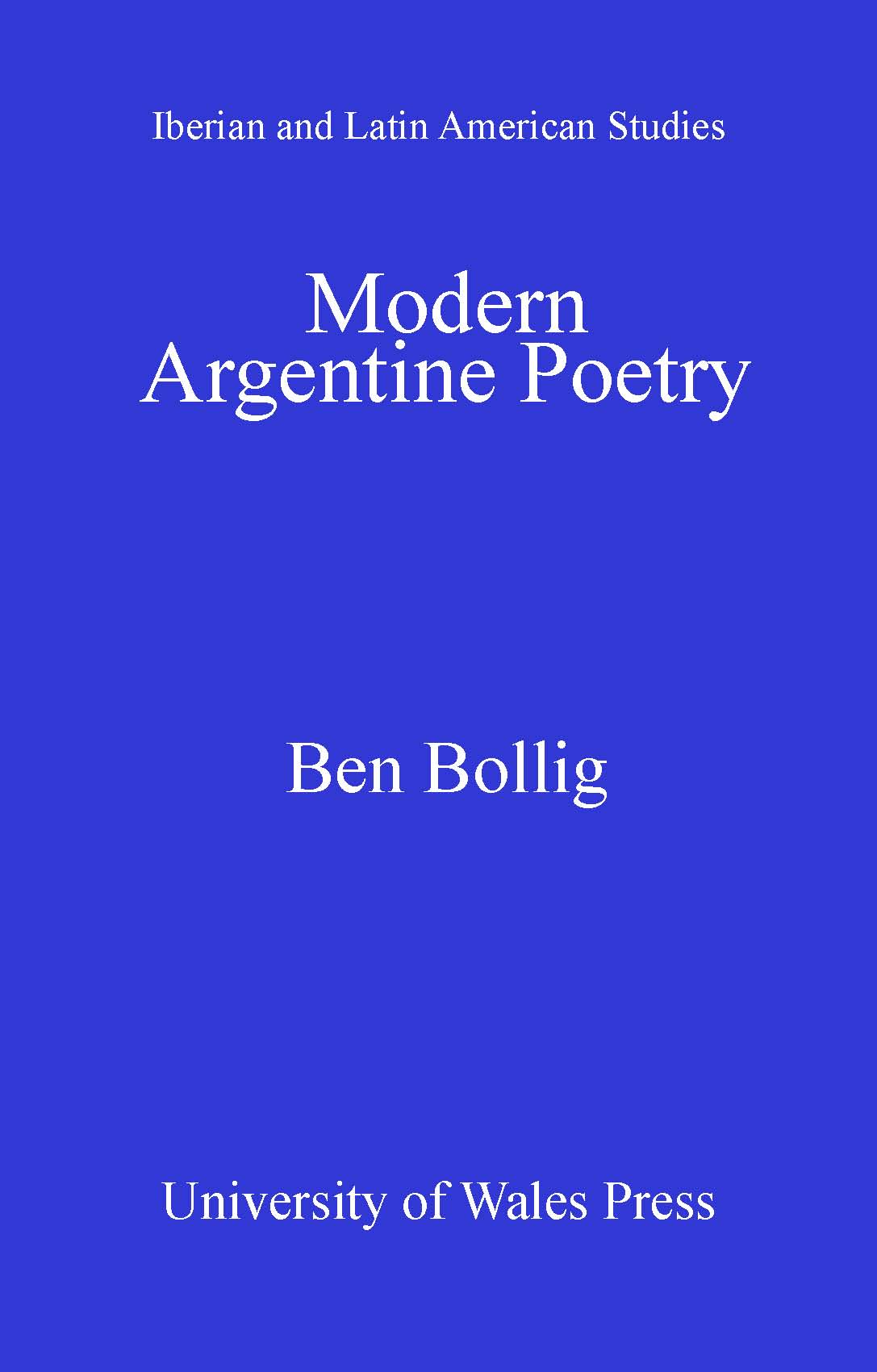 Cover image for Modern Argentine Poetry