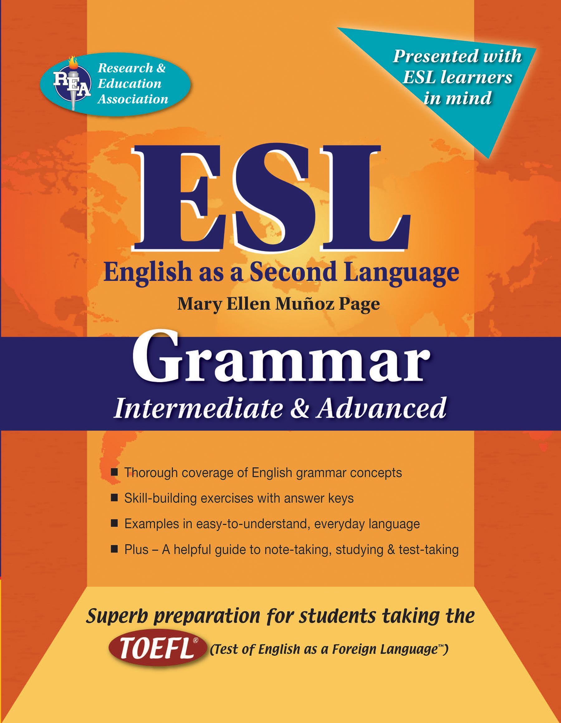 ESL Intermediate/Advanced Grammar by: Mary Ellen Munoz Page - 9780738666600  | RedShelf