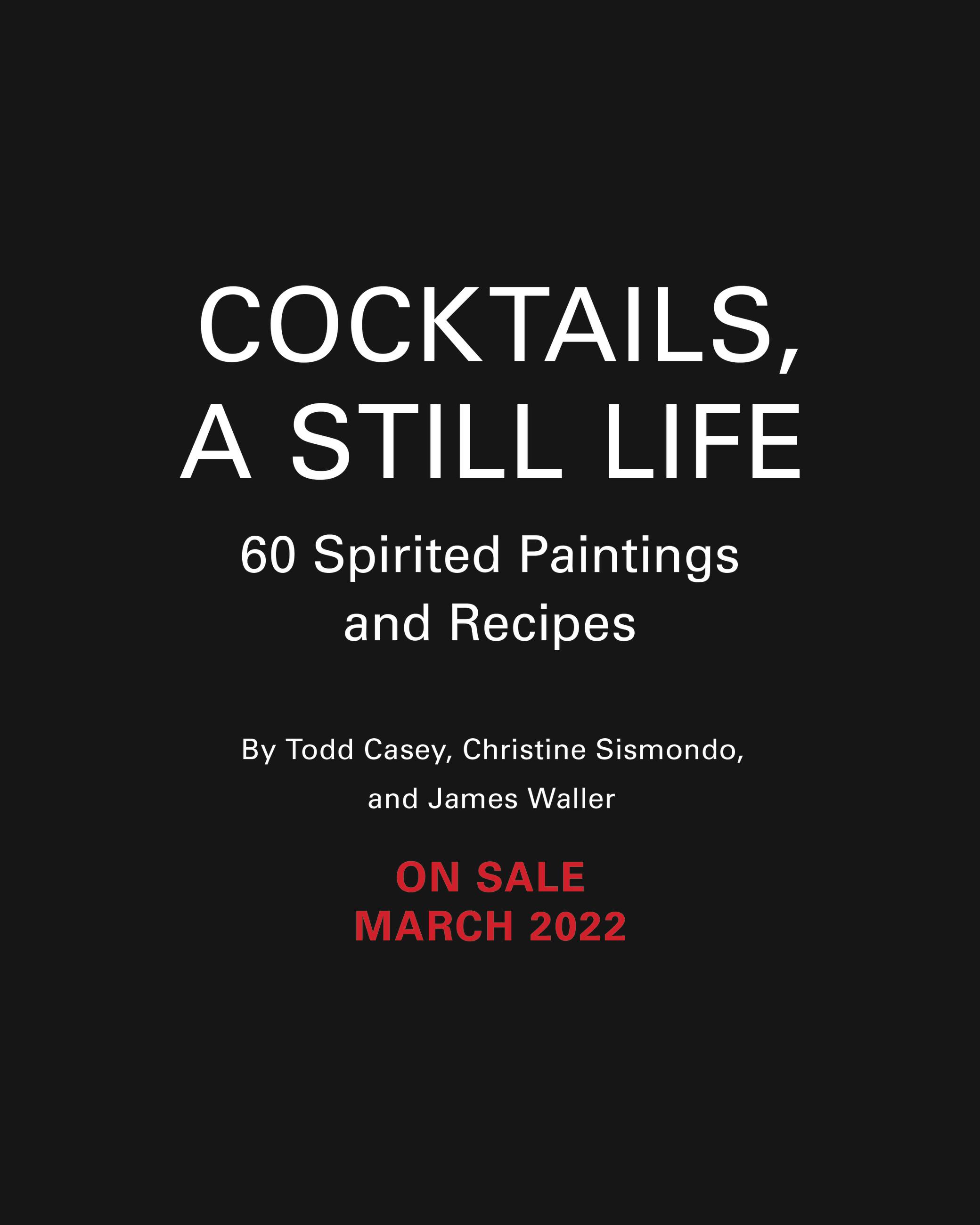 Cover image for Cocktails, A Still Life