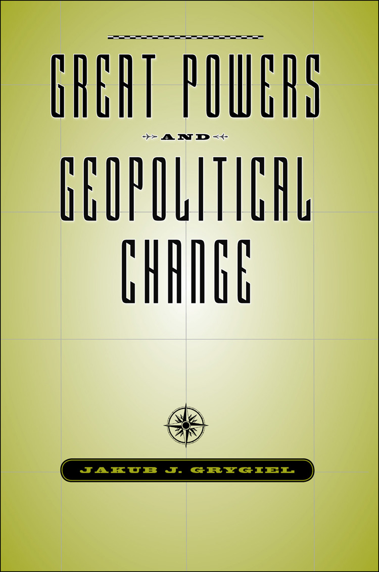 Cover image for Great Powers and Geopolitical Change