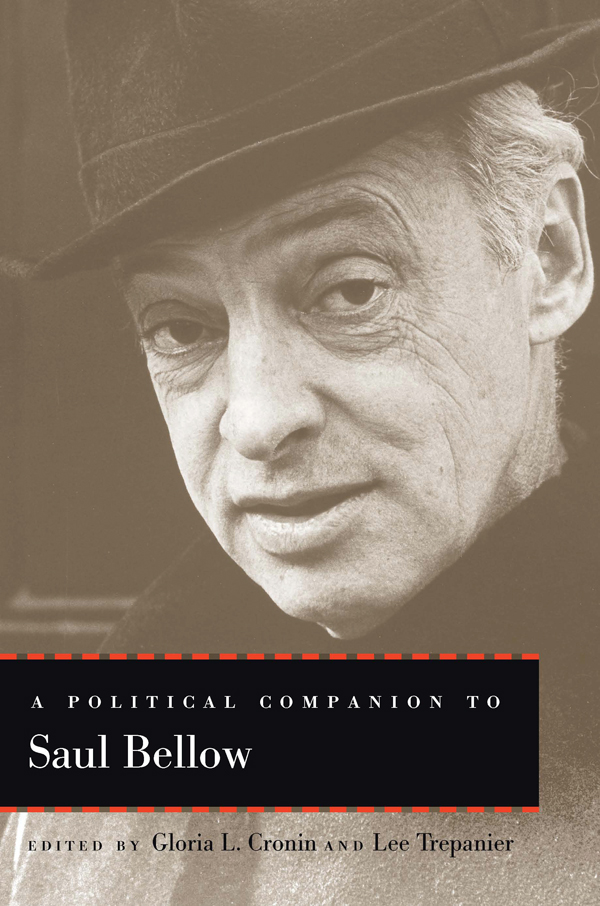 A Political Companion to Saul Bellow