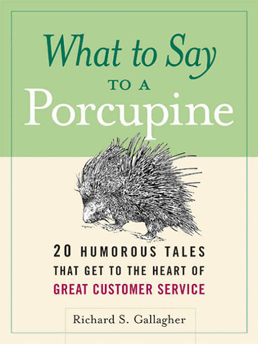 What to Say to a Porcupine