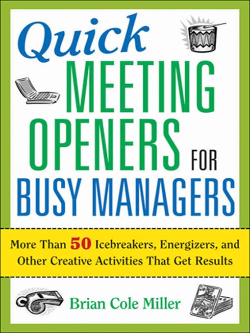 Quick Meeting Openers for Busy Managers