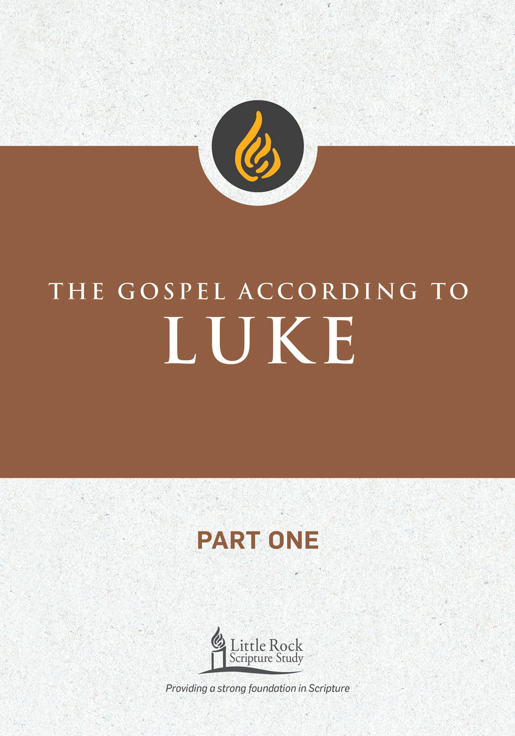 Cover image for The Gospel According to Luke, Part One