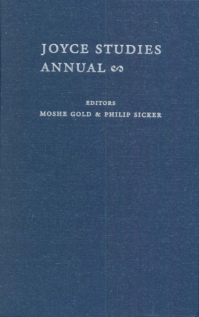 Cover image for Joyce Studies Annual 2016
