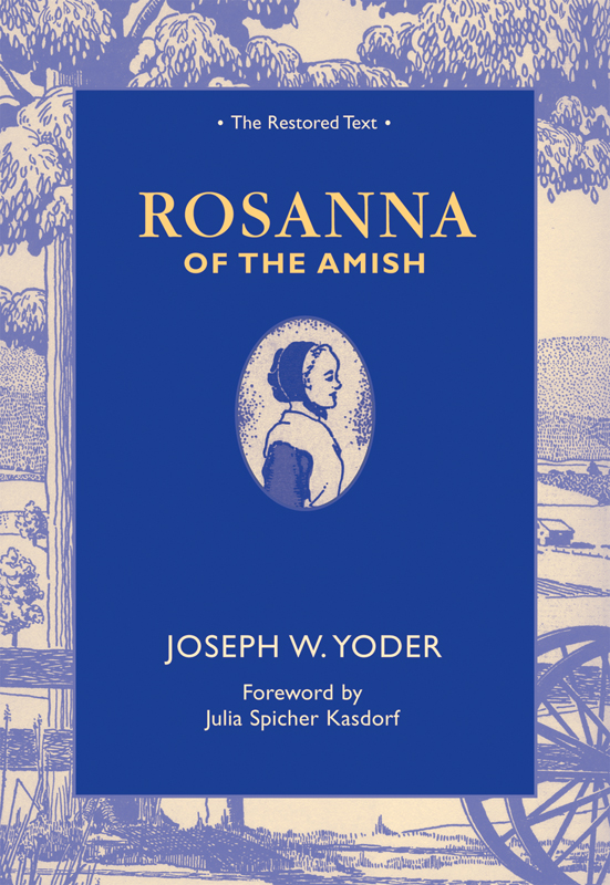 Cover image for Rosanna of the Amish