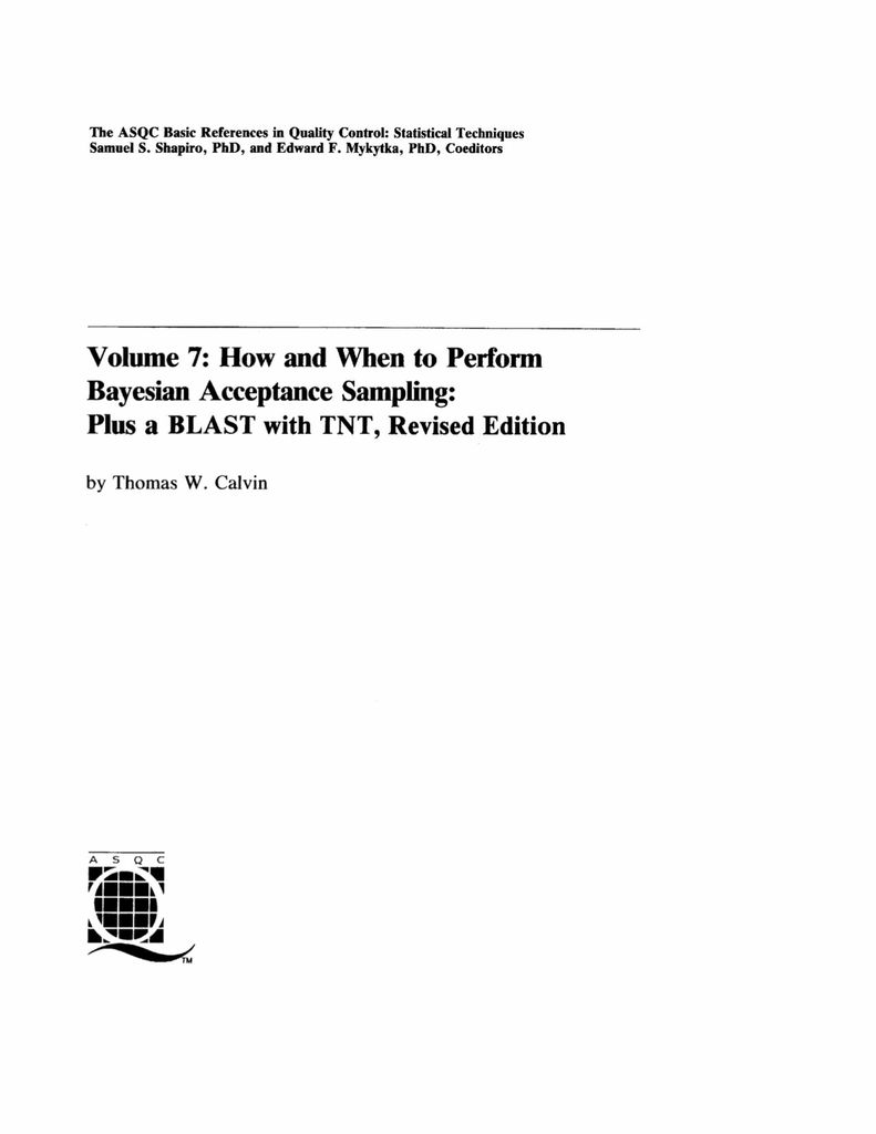 How and When to Perform Bayesian Acceptance Sampling