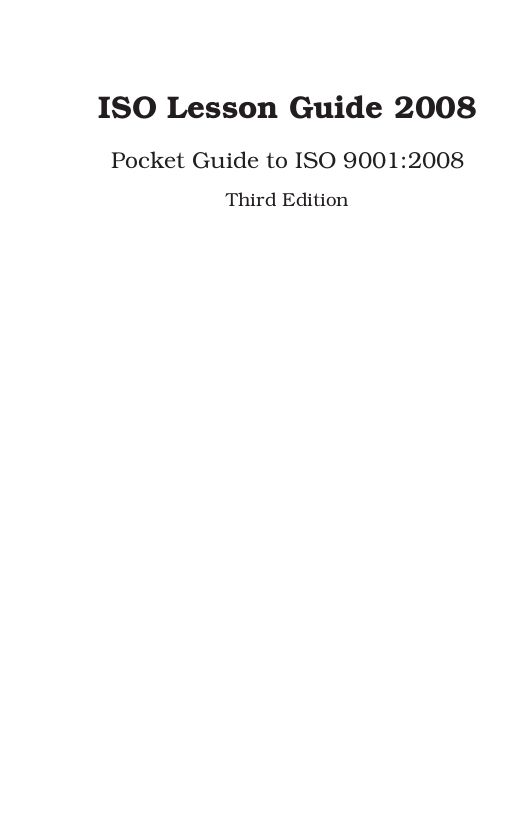 ISO Lesson Guide 2008