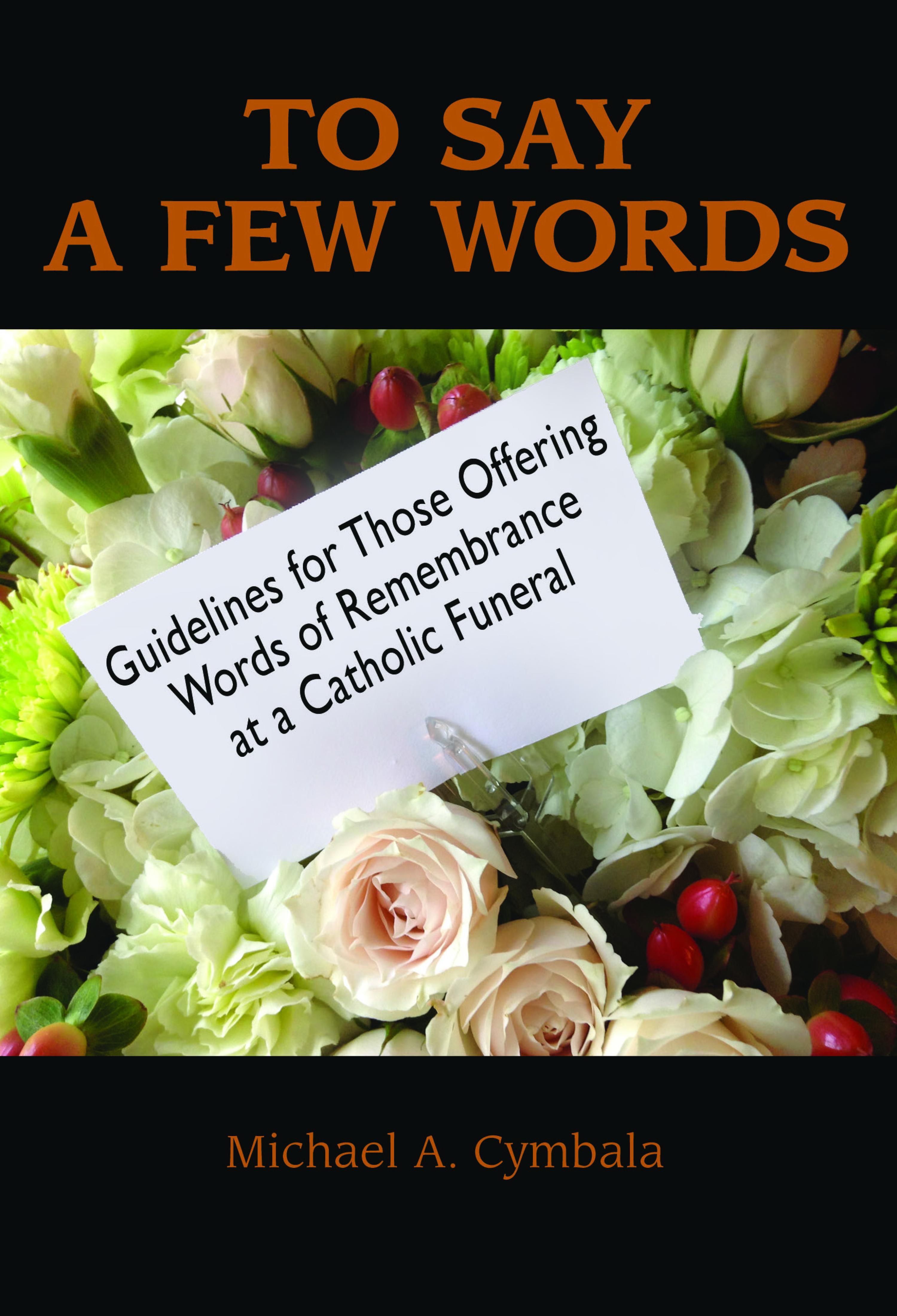 Cover image for To Say a Few Words