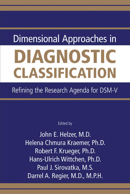 Dimensional Approaches in Diagnostic Classification