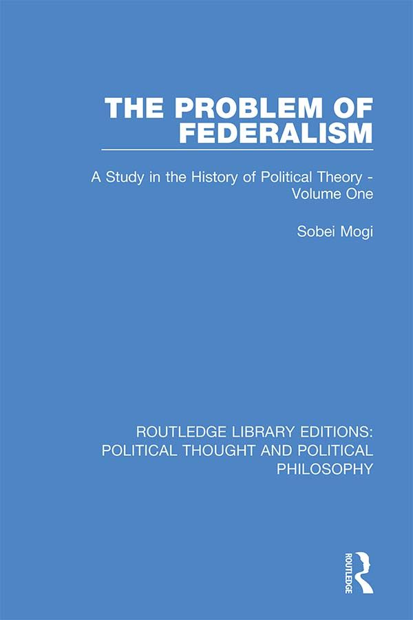 Cover image for The Problem of Federalism