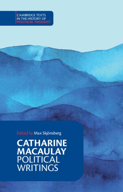 Cover image for Catharine Macaulay: Political Writings