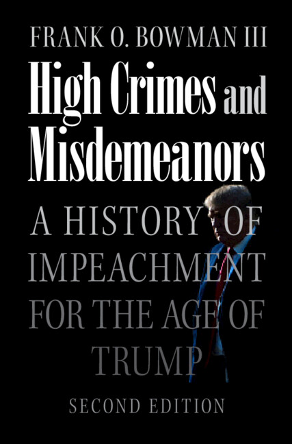 Cover image for High Crimes and Misdemeanors