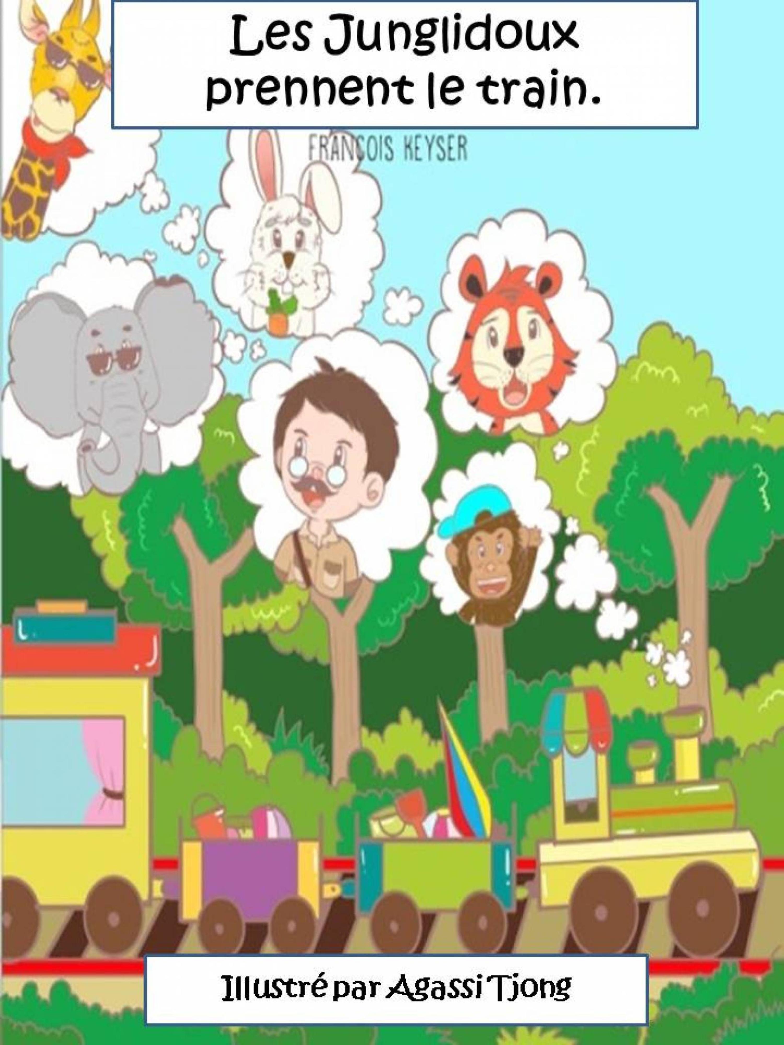 Cover image for Les Junglidoux prennent le train