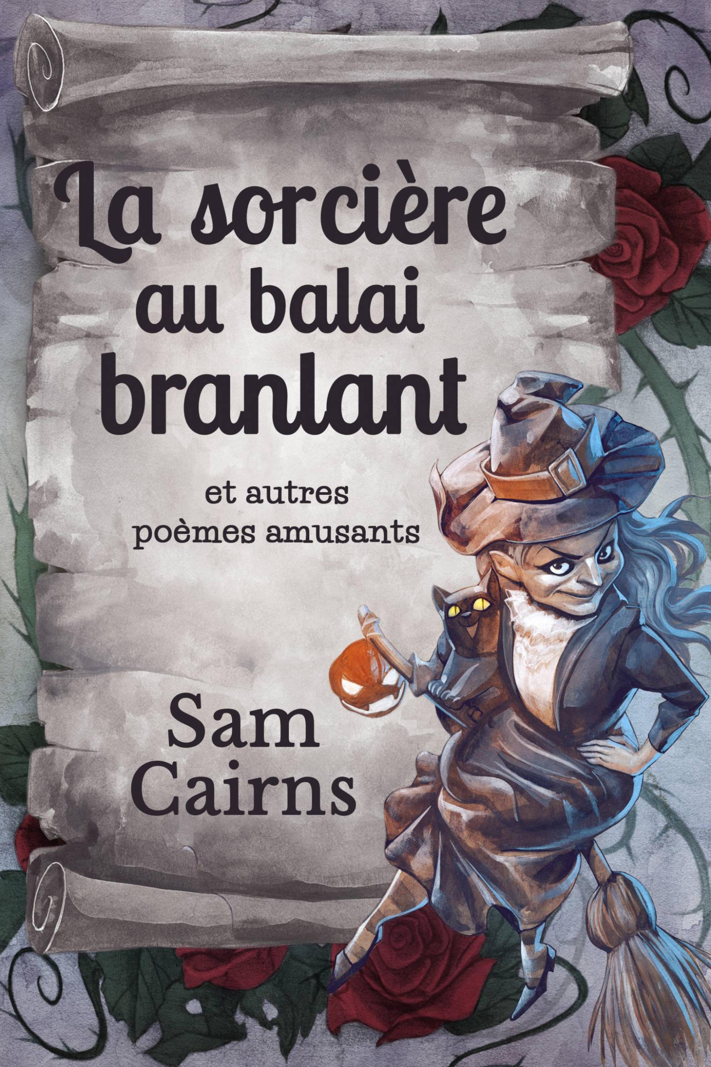 Cover image for La sorciere au balai branlant et autres poemes amusants