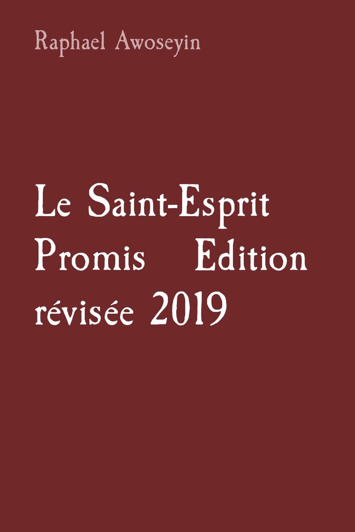 Cover image for Le Saint-Esprit Promis   Edition revisee 2019