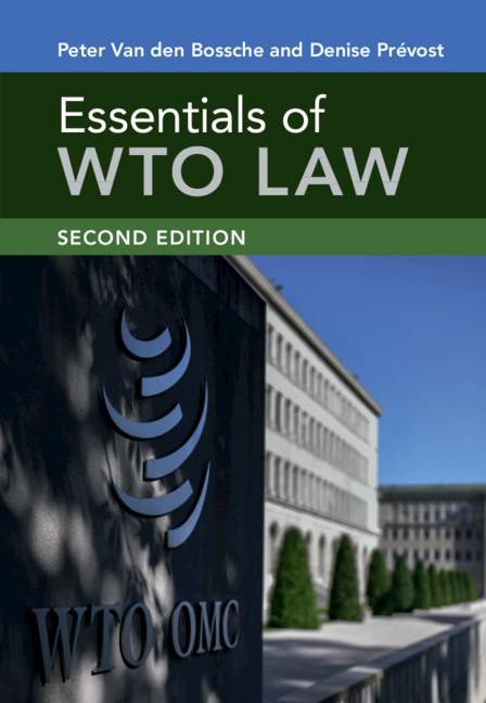 Cover image for Essentials of WTO Law