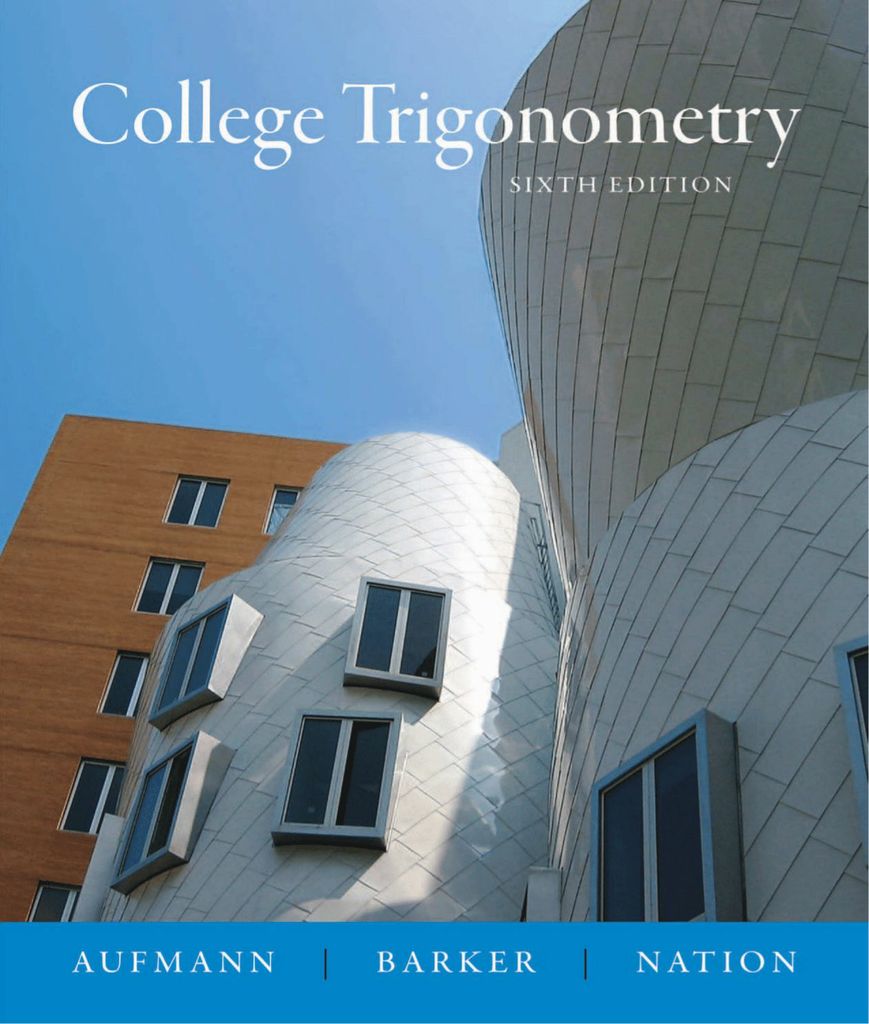 College Trigonometry