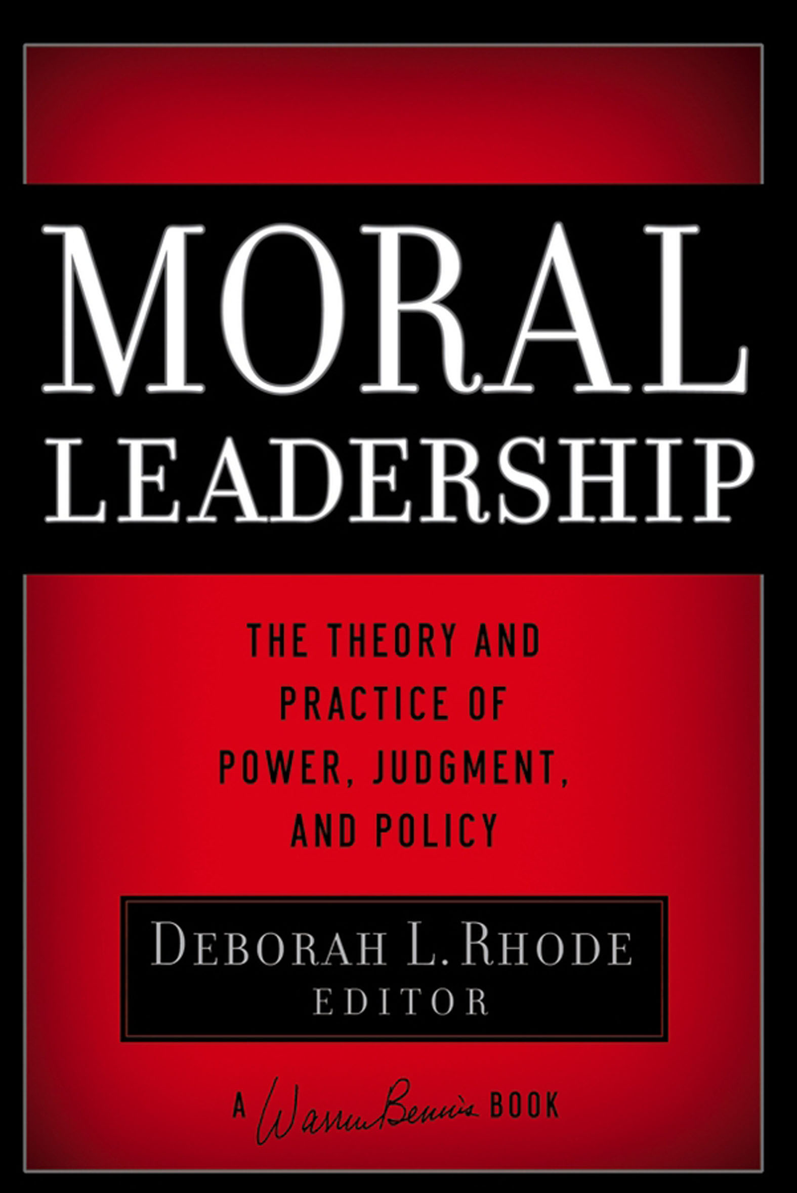 Cover image for Moral Leadership