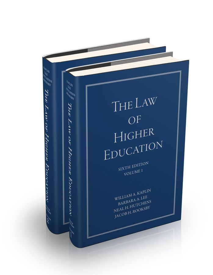 Cover image for The Law of Higher Education