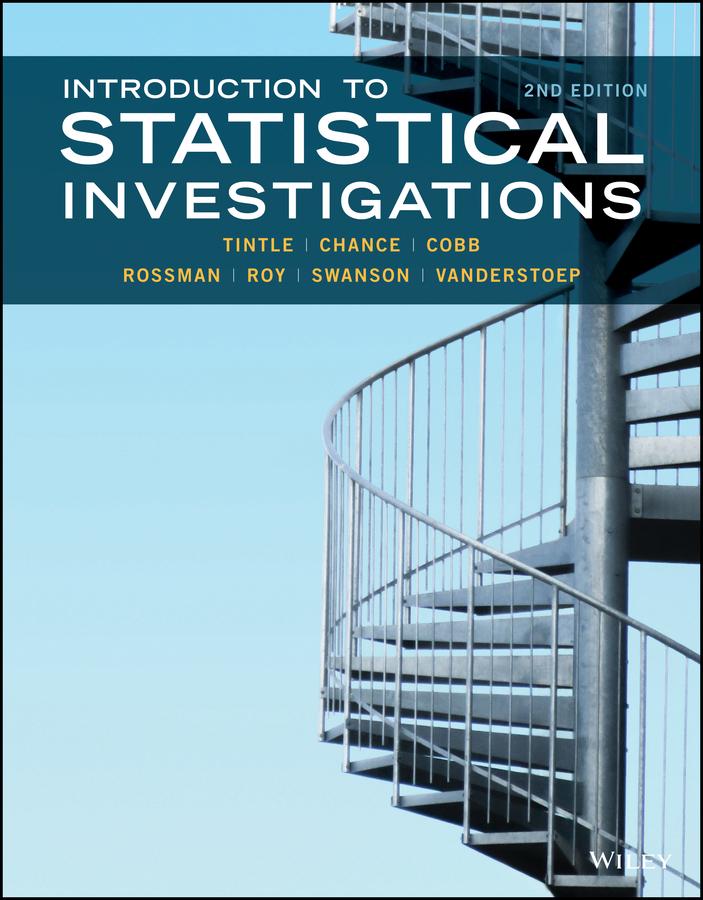 Cover image for introduction to statistical investigations
