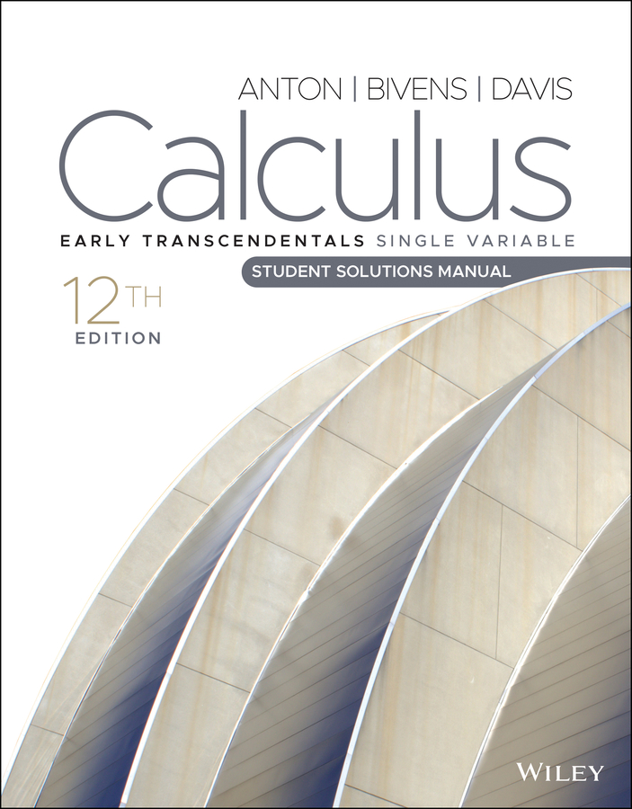 Cover image for Calculus: Early Transcendentals Single Variable, Student Solutions Manual