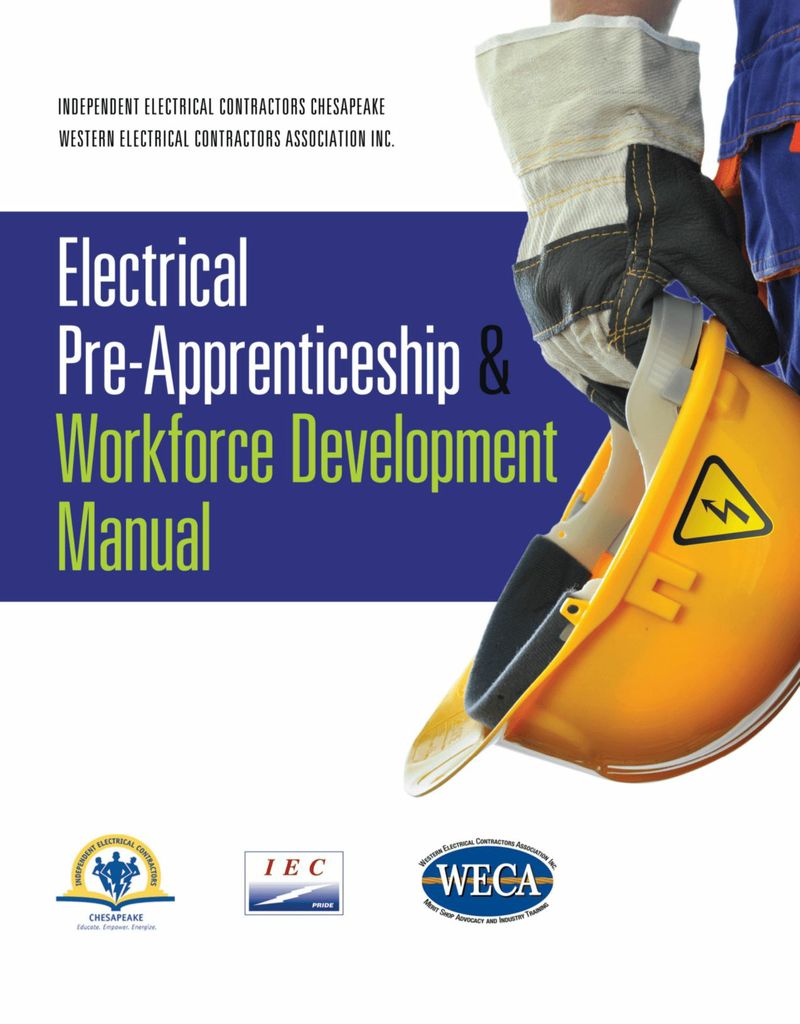 Electrical Pre-Apprenticeship and Workforce Development Manual