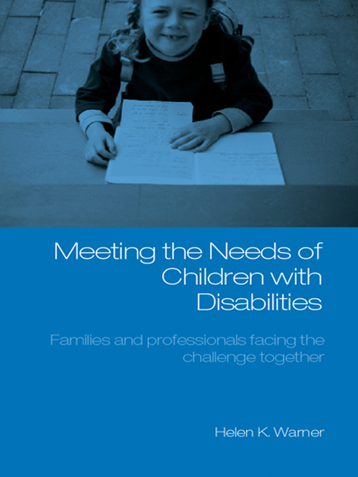 Cover image for Meeting the Needs of Children with Disabilities