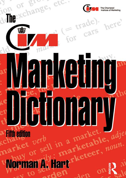 Cover image for The CIM Marketing Dictionary