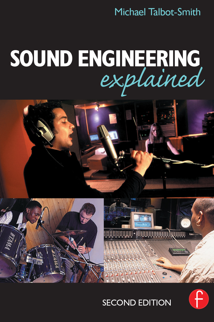 Sound Engineering book. Audio Engineering explained. Book of Sound Engineer. Engine sounding book.