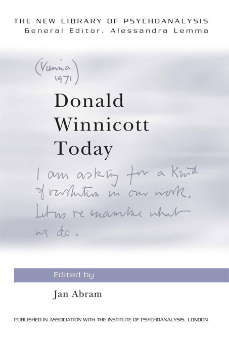 Cover image for Donald Winnicott Today
